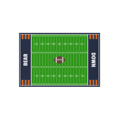 Chicago Bears Football Field Rug - Bear Down Carpet