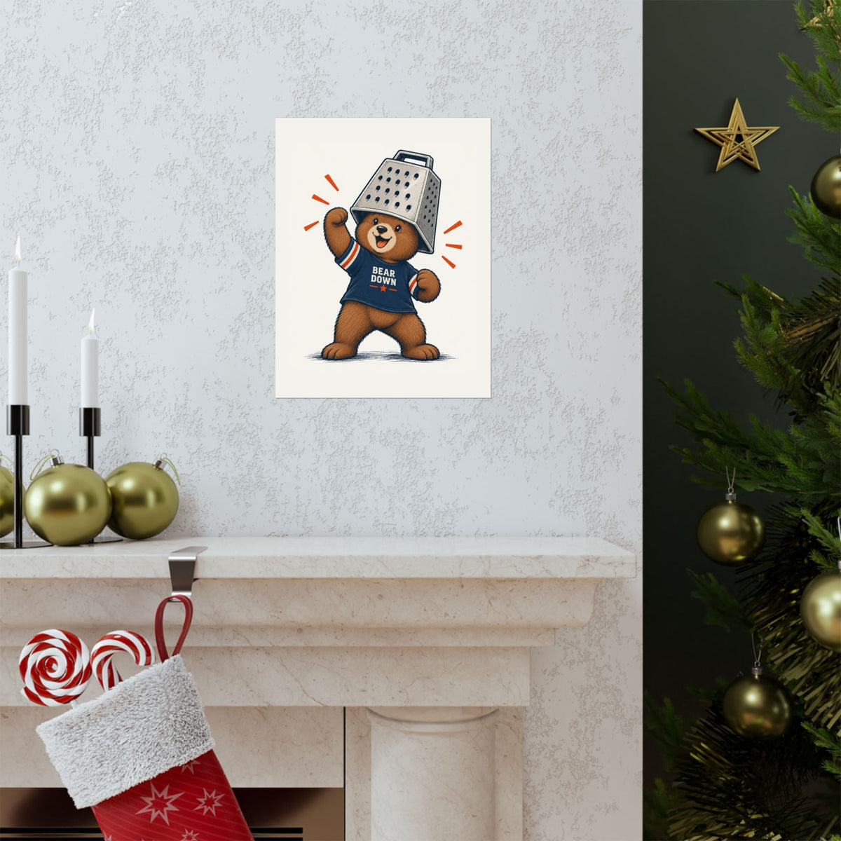 Cheese Grater Bear Poster -  Poster -  No Context Bears
