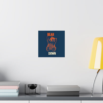 Vintage Cheer Bear Poster
