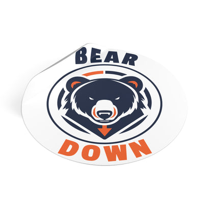 Bear Down Logo Sticker