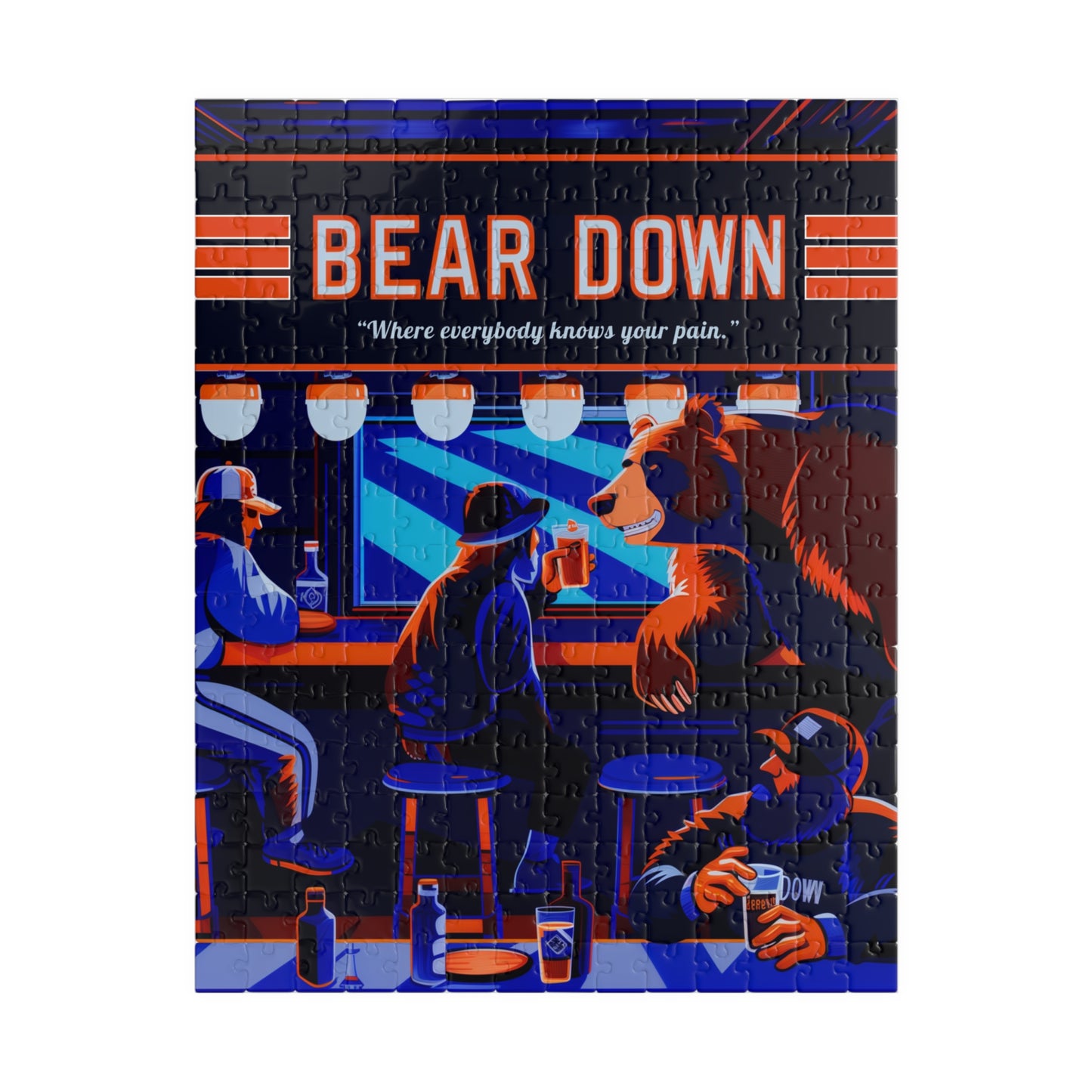 Bear Down Bar Puzzle
