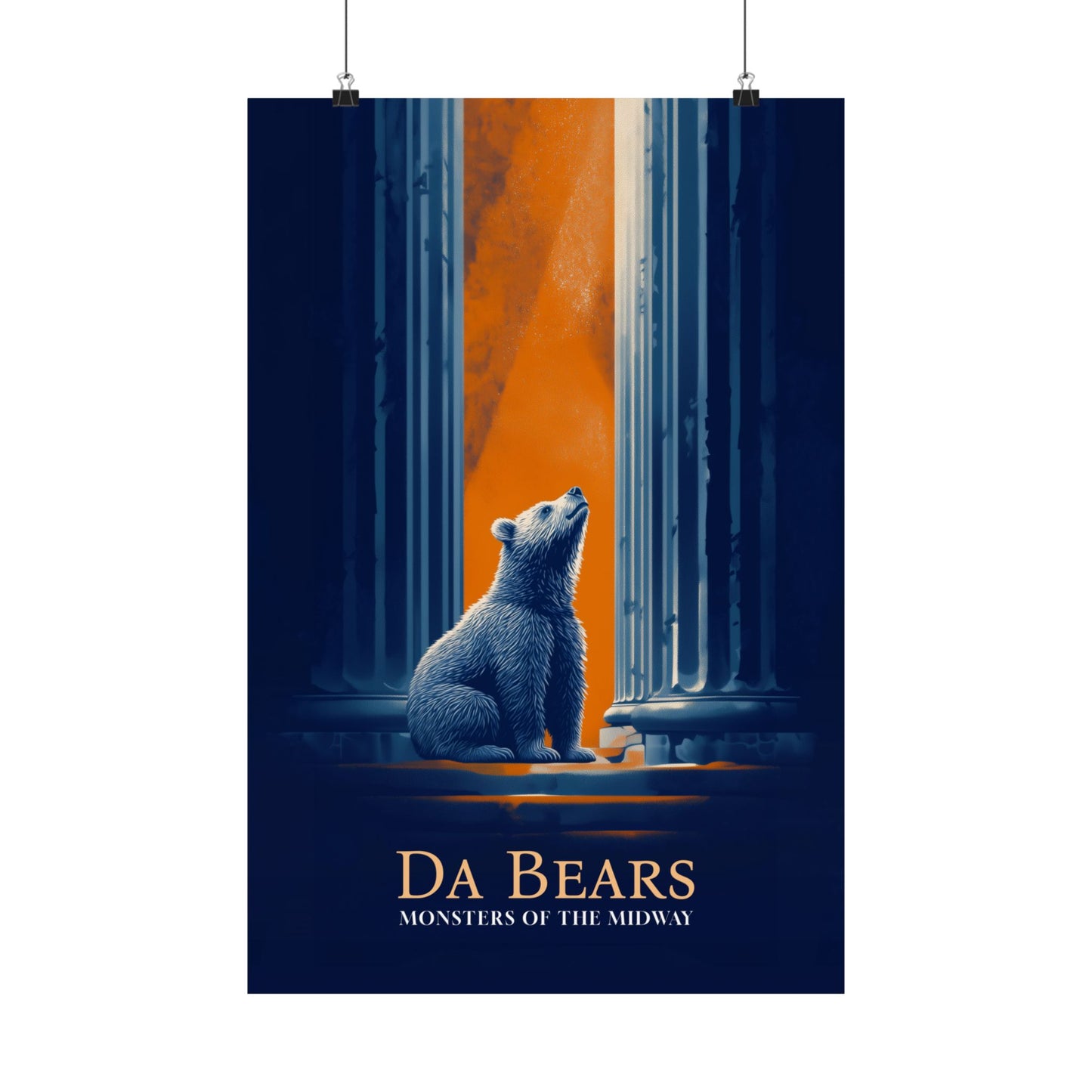 Da Bears Cinematic Poster