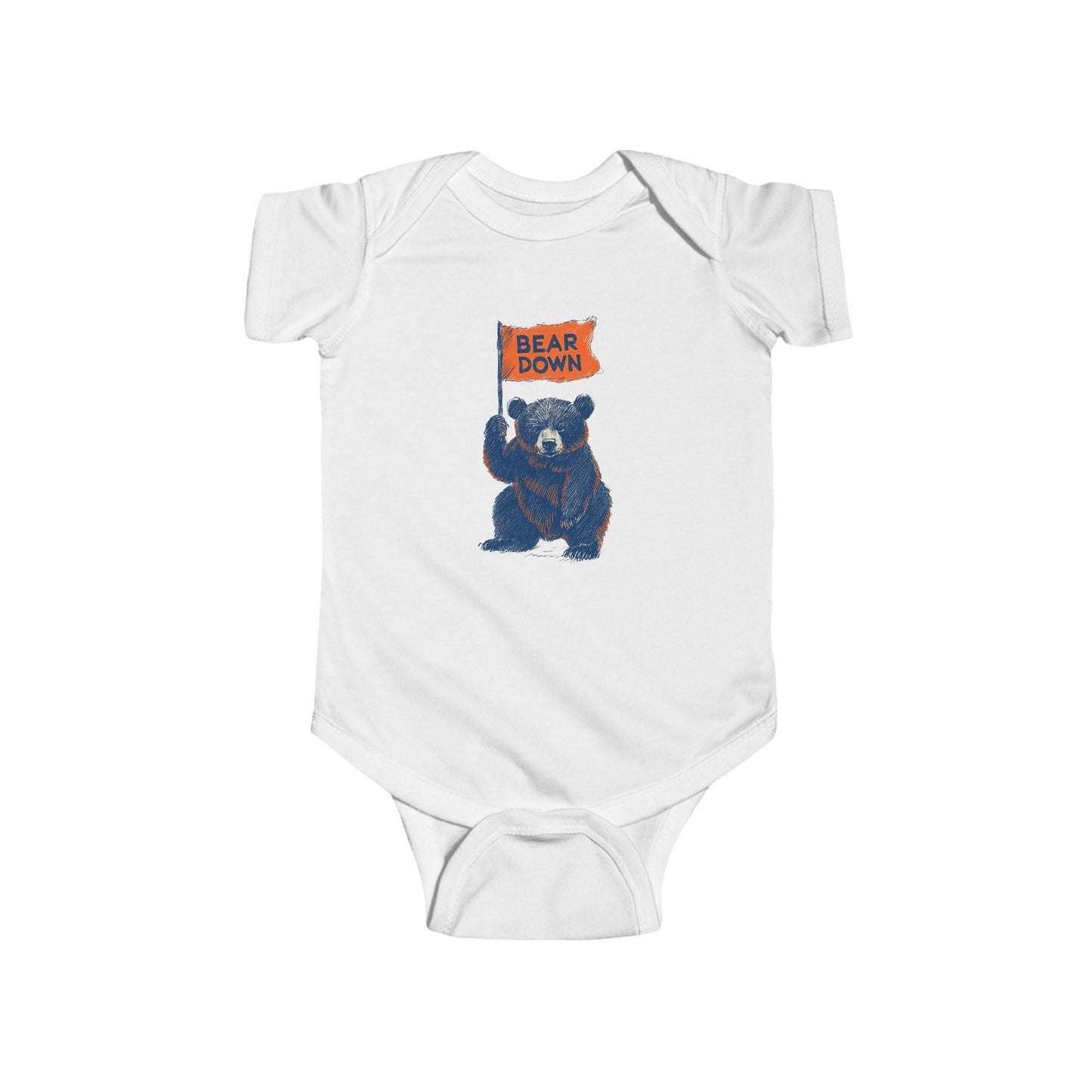 Vintage Cute Bear Infant Bodysuit