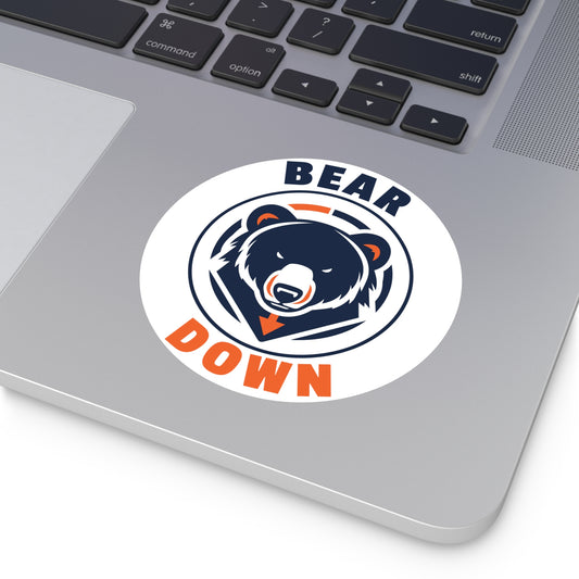 Bear Down Logo Sticker