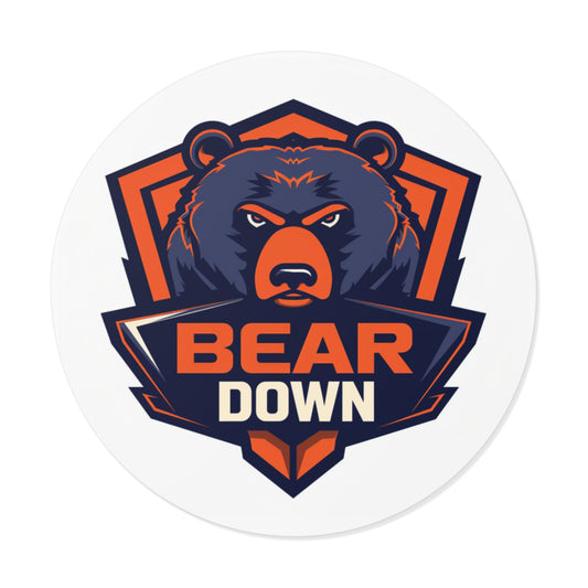 Bear Down Flight Crew Sticker
