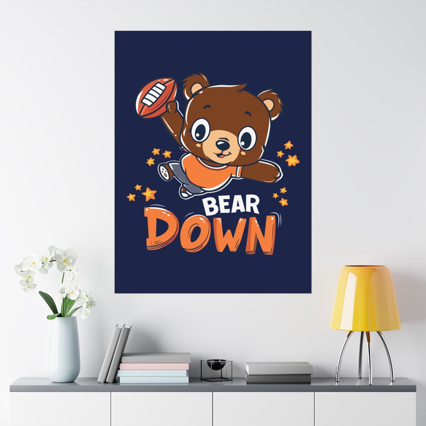 Bear Down Animated Kid's Poster