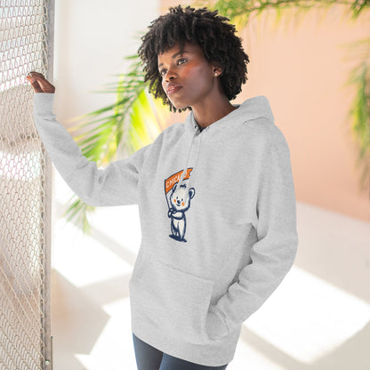 Chicago Flag Bear Hoodie