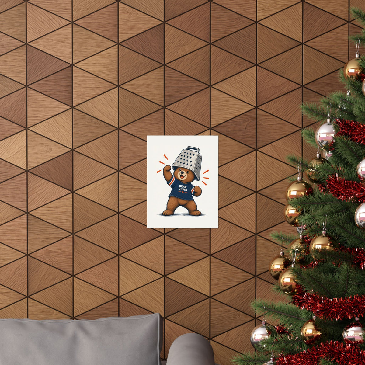 Cheese Grater Bear Poster -  Poster -  No Context Bears