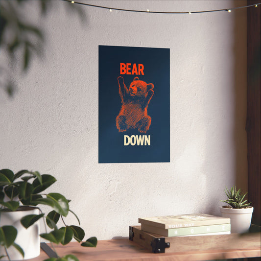 Vintage Cheer Bear Poster