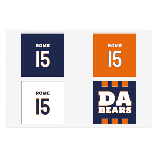 Rome Odunze Bears Sticker Pack