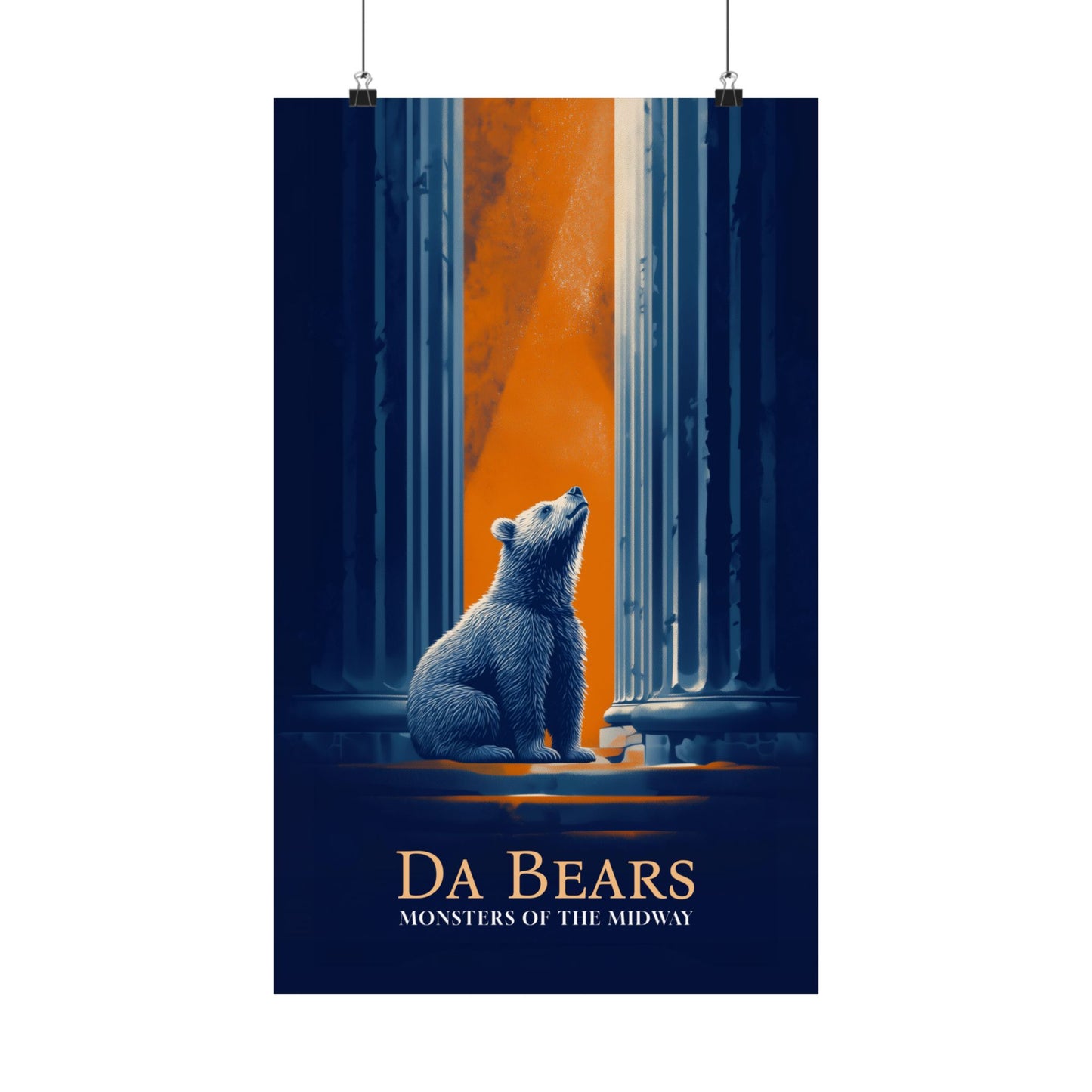 Da Bears Cinematic Poster