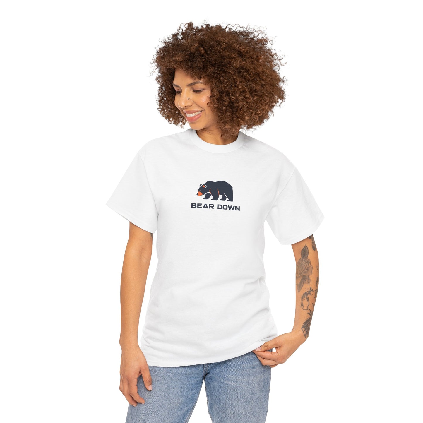 Bear Down Minimalist Logo T-Shirt