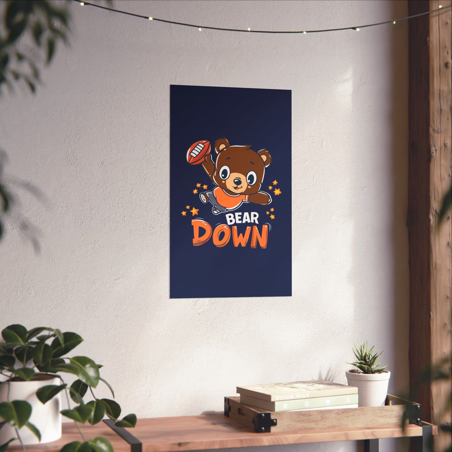 Bear Down Animated Kid's Poster
