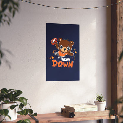 Bear Down Animated Kid's Poster
