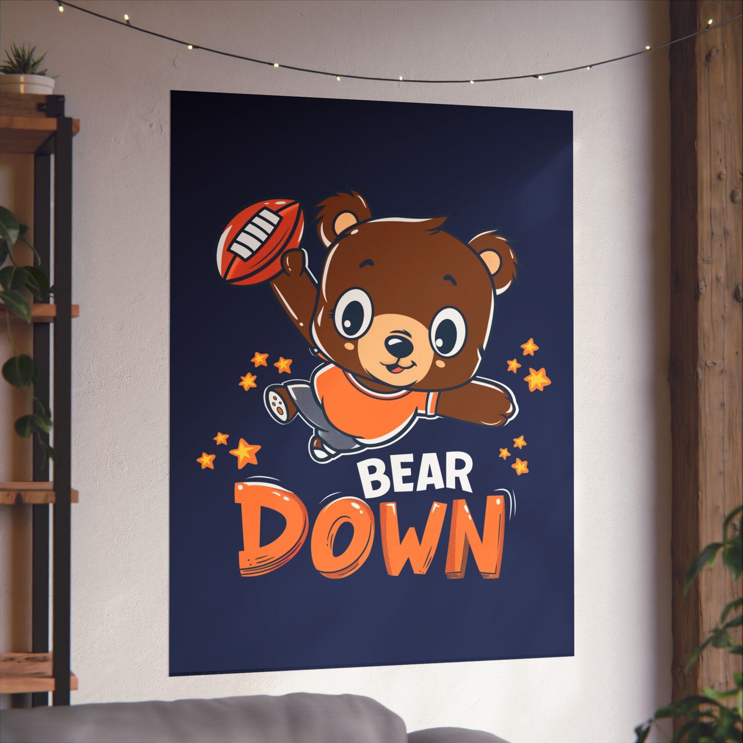 Bear Down Animated Kid's Poster