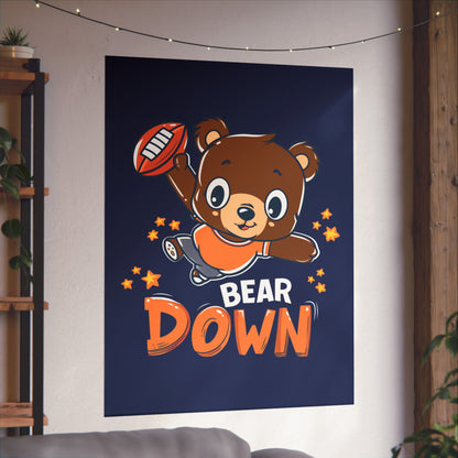 Bear Down Animated Kid's Poster