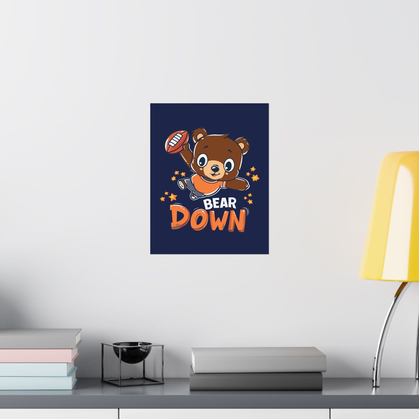 Bear Down Animated Kid's Poster
