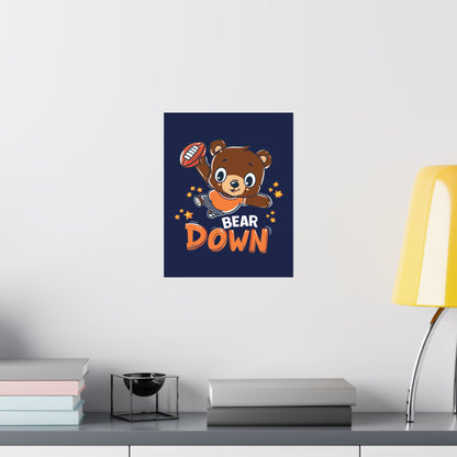 Bear Down Animated Kid's Poster