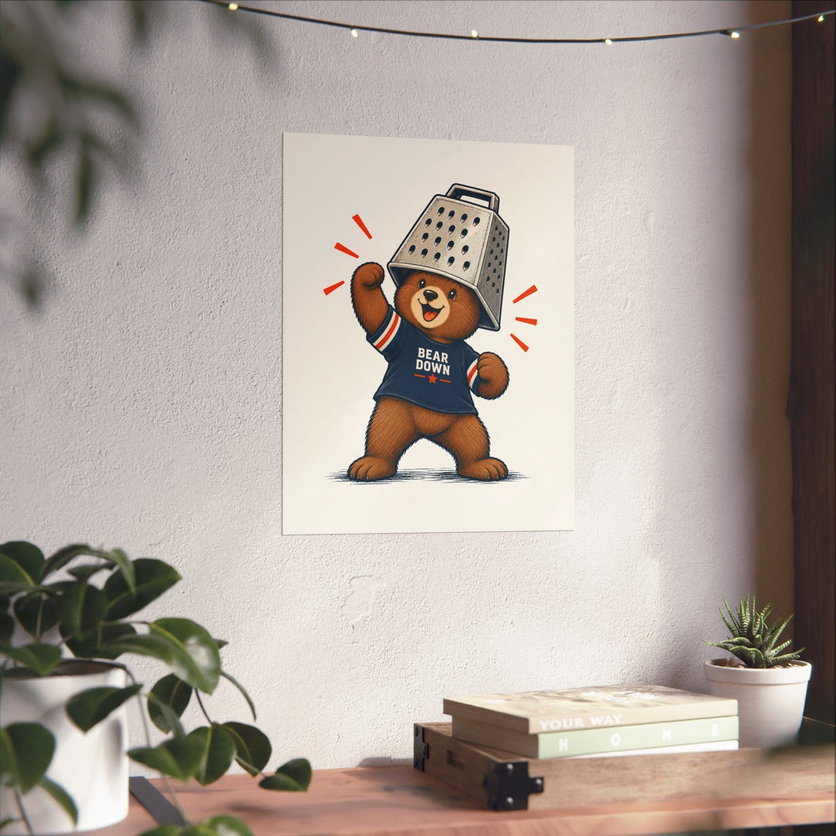 Cheese Grater Bear Poster -  Poster -  No Context Bears