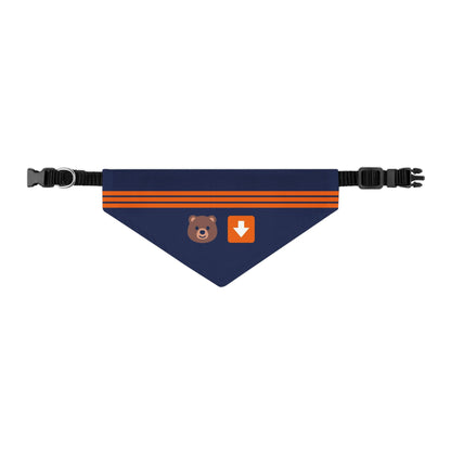 Bear Down Emoji Dog Bandana