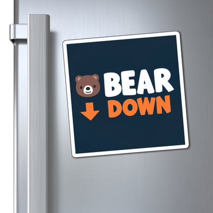 Bear Down Emoji Magnet - Chicago Bears Fridge Magnet