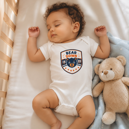 Bear Down Shield Onesie