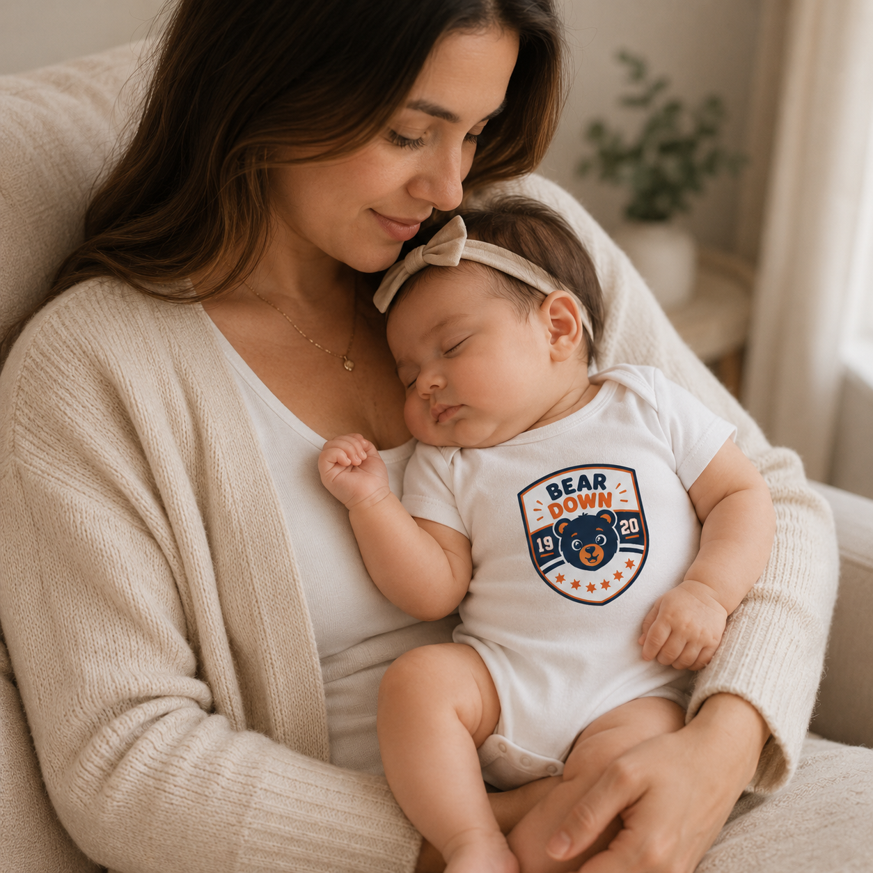 Bear Down Shield Onesie