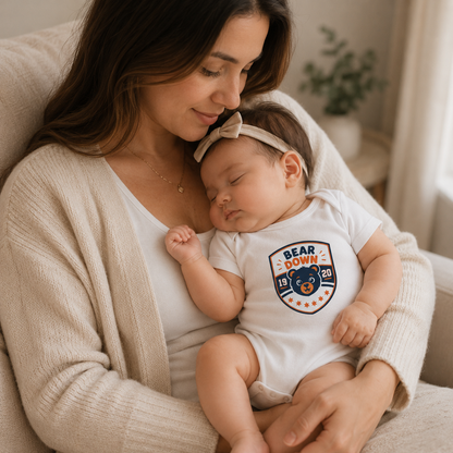 Bear Down Shield Onesie