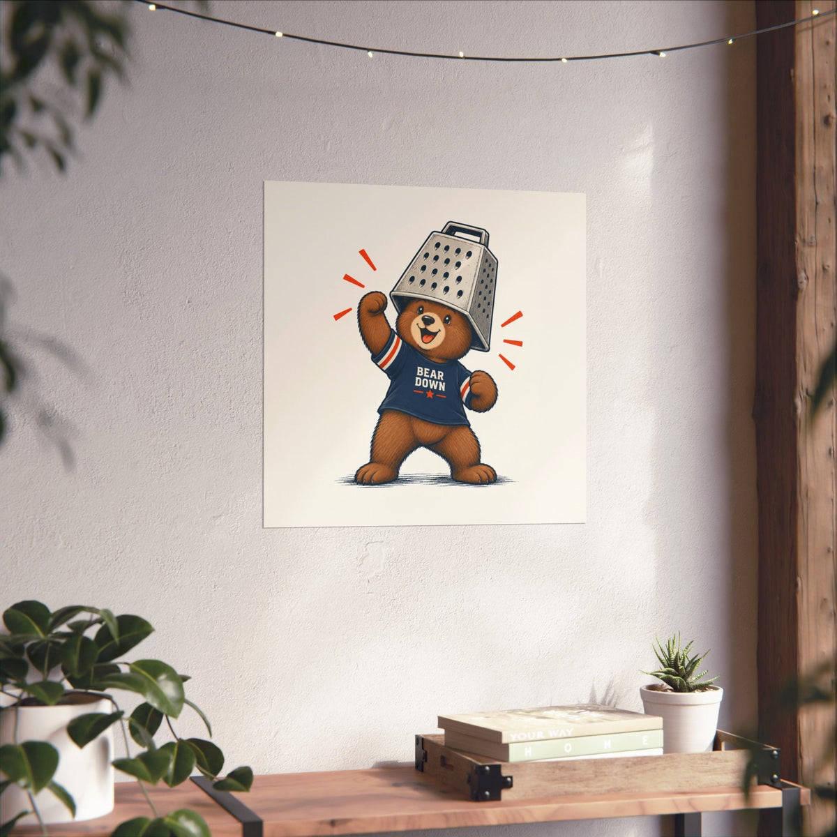 Cheese Grater Bear Poster -  Poster -  No Context Bears