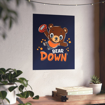 Bear Down Animated Kid's Poster