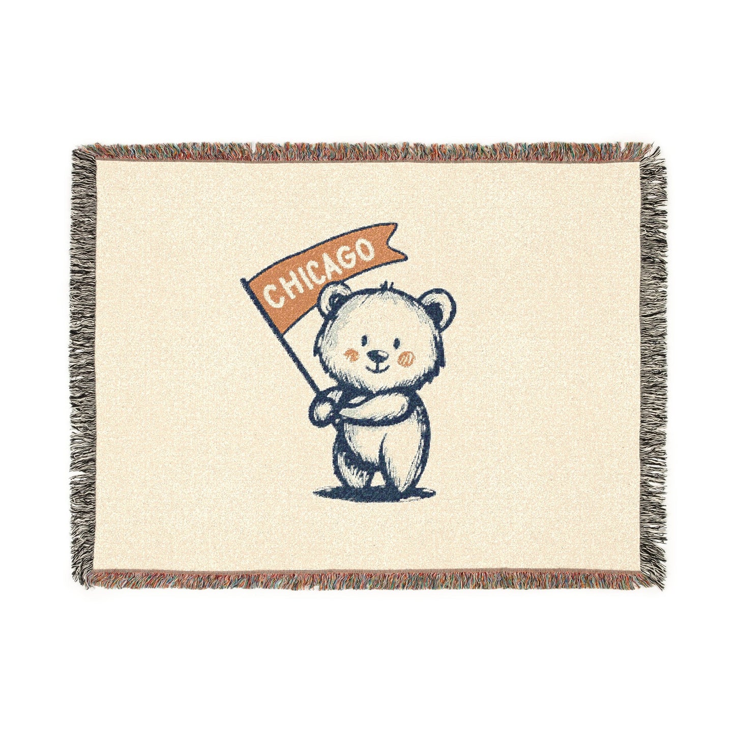 Chicago Bear Blanket Printify