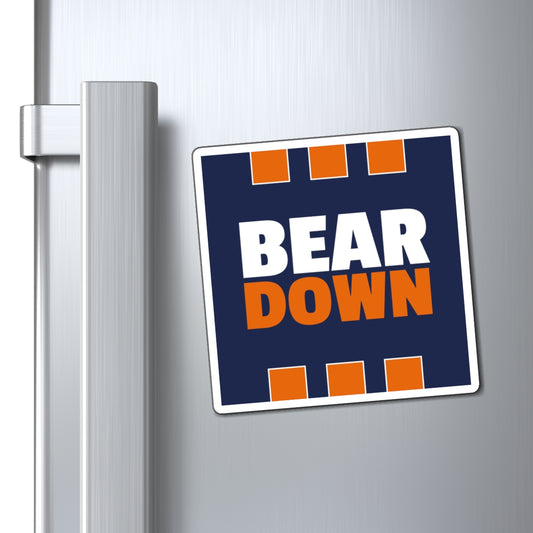 Bear Down Jersey Magnet