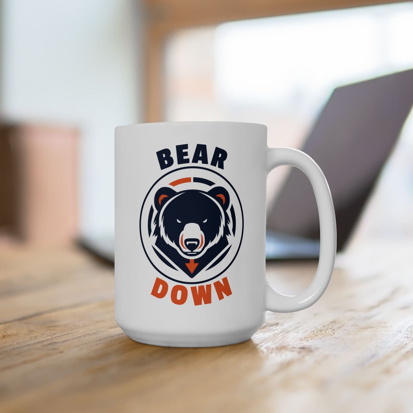 Bear Down Mug - Chicago Bears Coffee Mug - Dishwasher Safe Printify