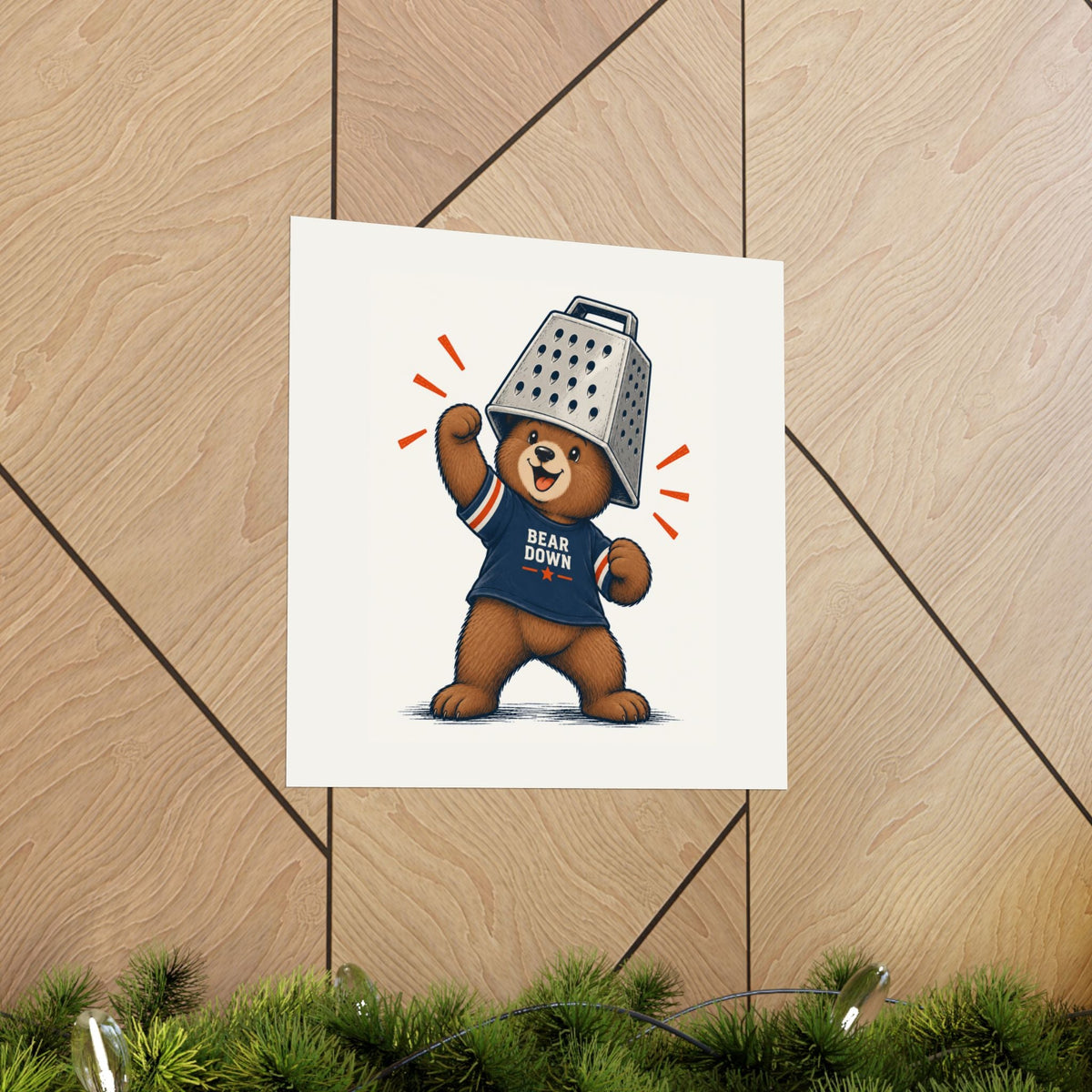 Cheese Grater Bear Poster -  Poster -  No Context Bears