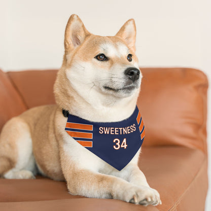 Walter Payton Dog Bandana