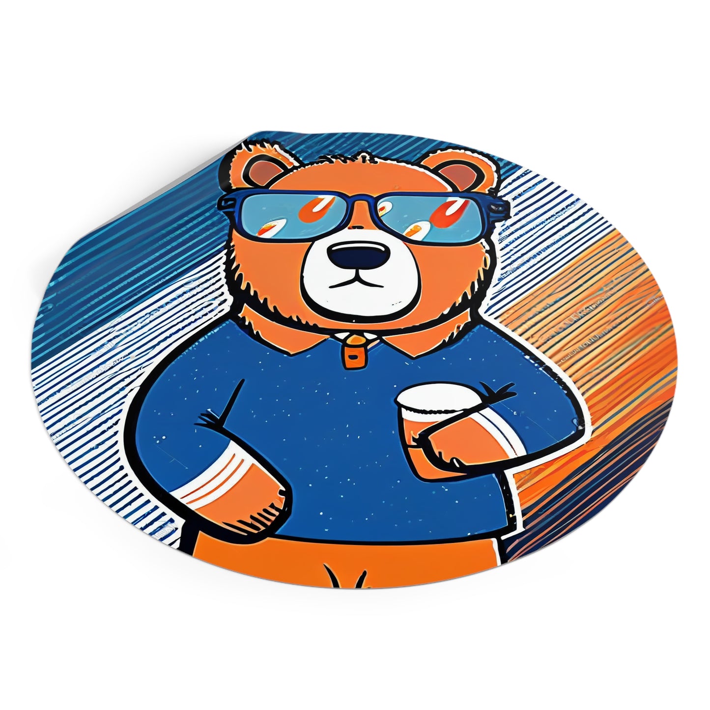Coffee Bear Sticker
