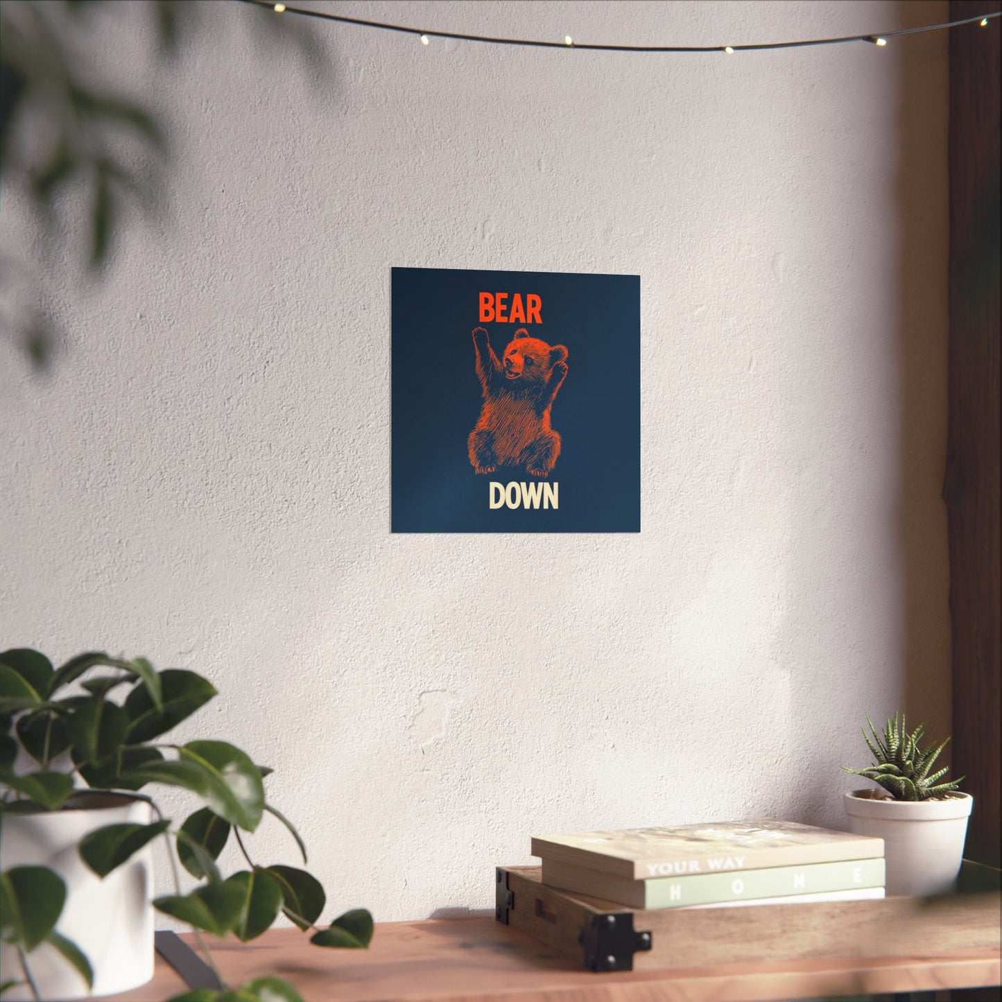 Vintage Cheer Bear Poster