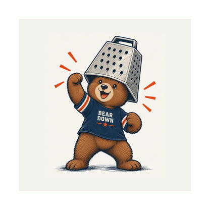 Cheese Grater Bear Poster -  Poster -  No Context Bears