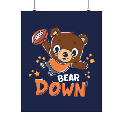 Bear Down Animated Kid's Poster