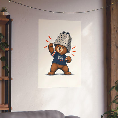 Cheese Grater Bear Poster -  Poster -  No Context Bears