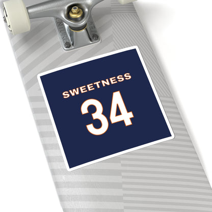 Walter Payton Sweetness Sticker