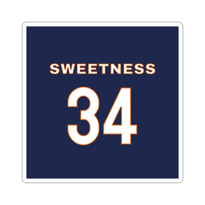 Walter Payton Sweetness Sticker