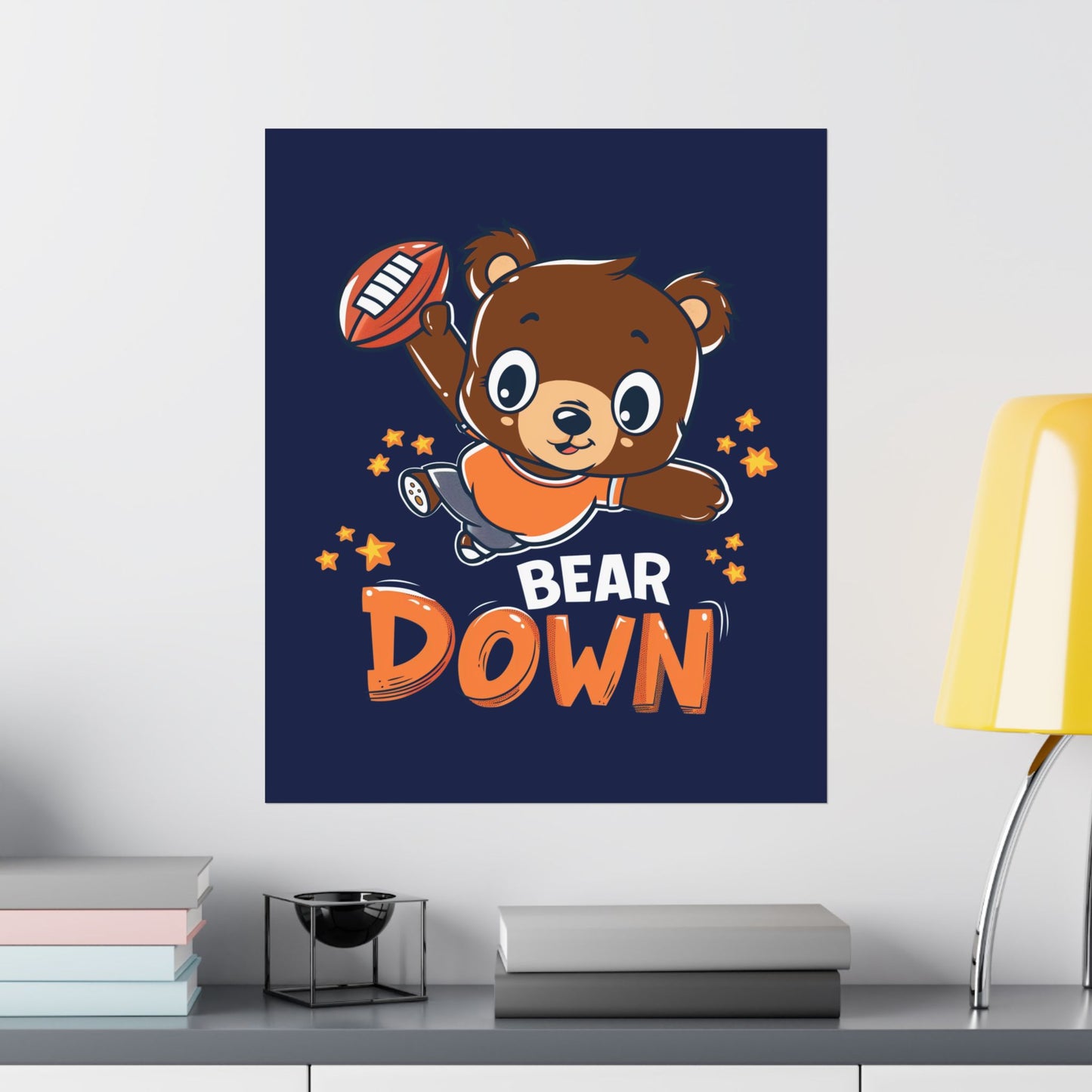 Bear Down Animated Kid's Poster