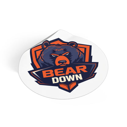 Bear Down Flight Crew Sticker
