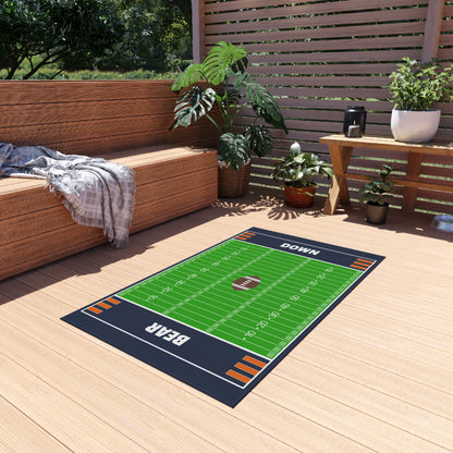 Chicago Bears Football Field Rug - Bear Down Carpet