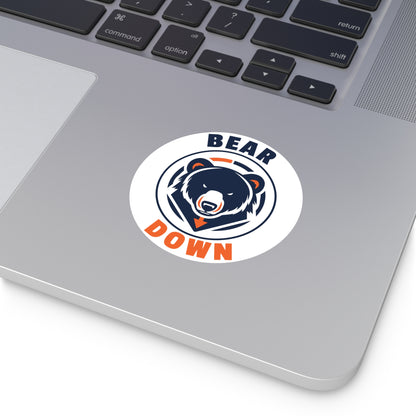Bear Down Logo Sticker
