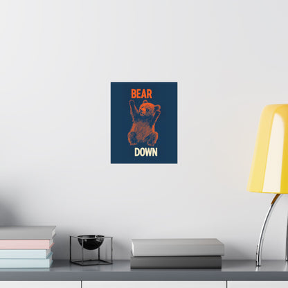 Vintage Cheer Bear Poster