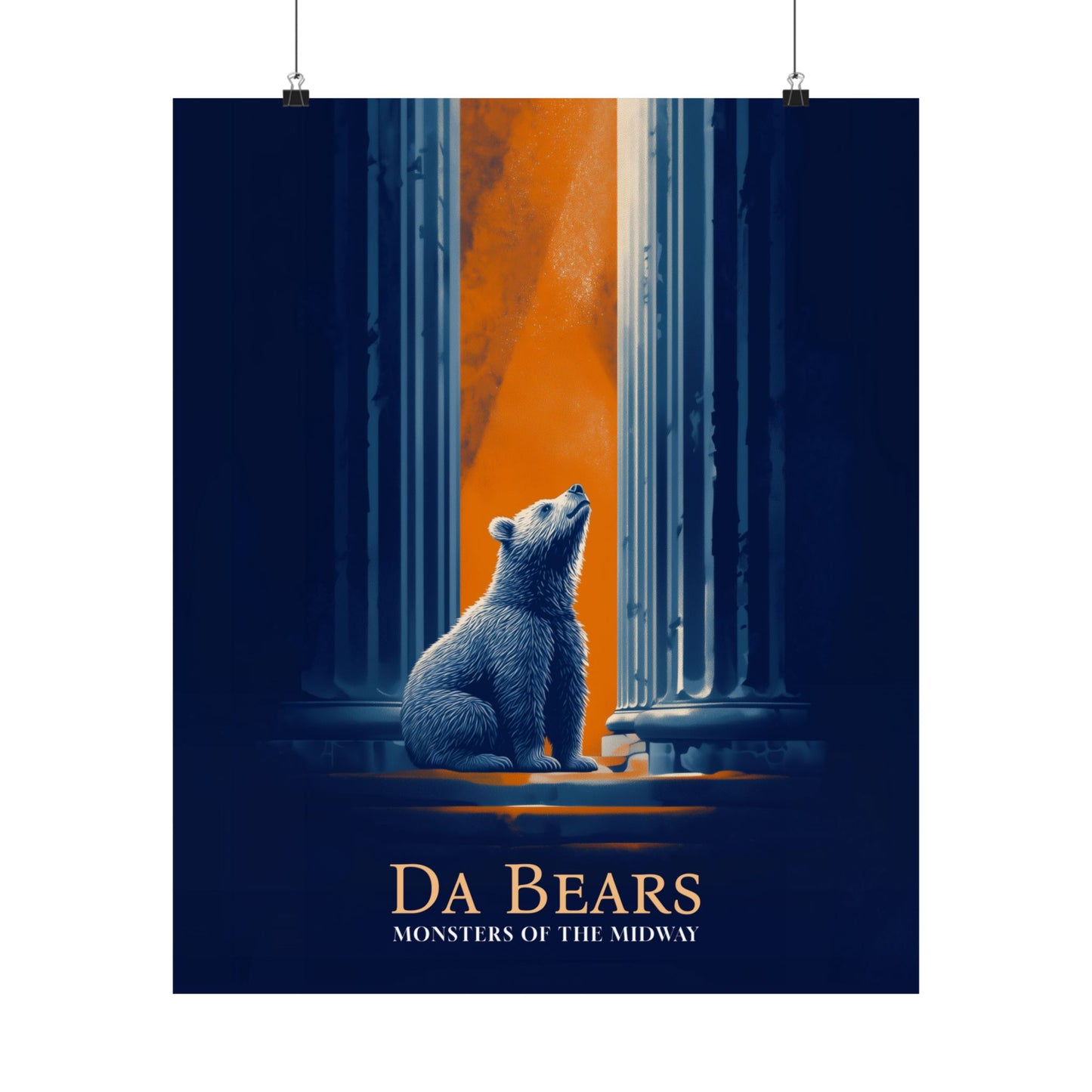Da Bears Cinematic Poster