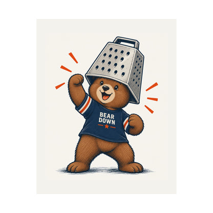 Cheese Grater Bear Poster -  Poster -  No Context Bears
