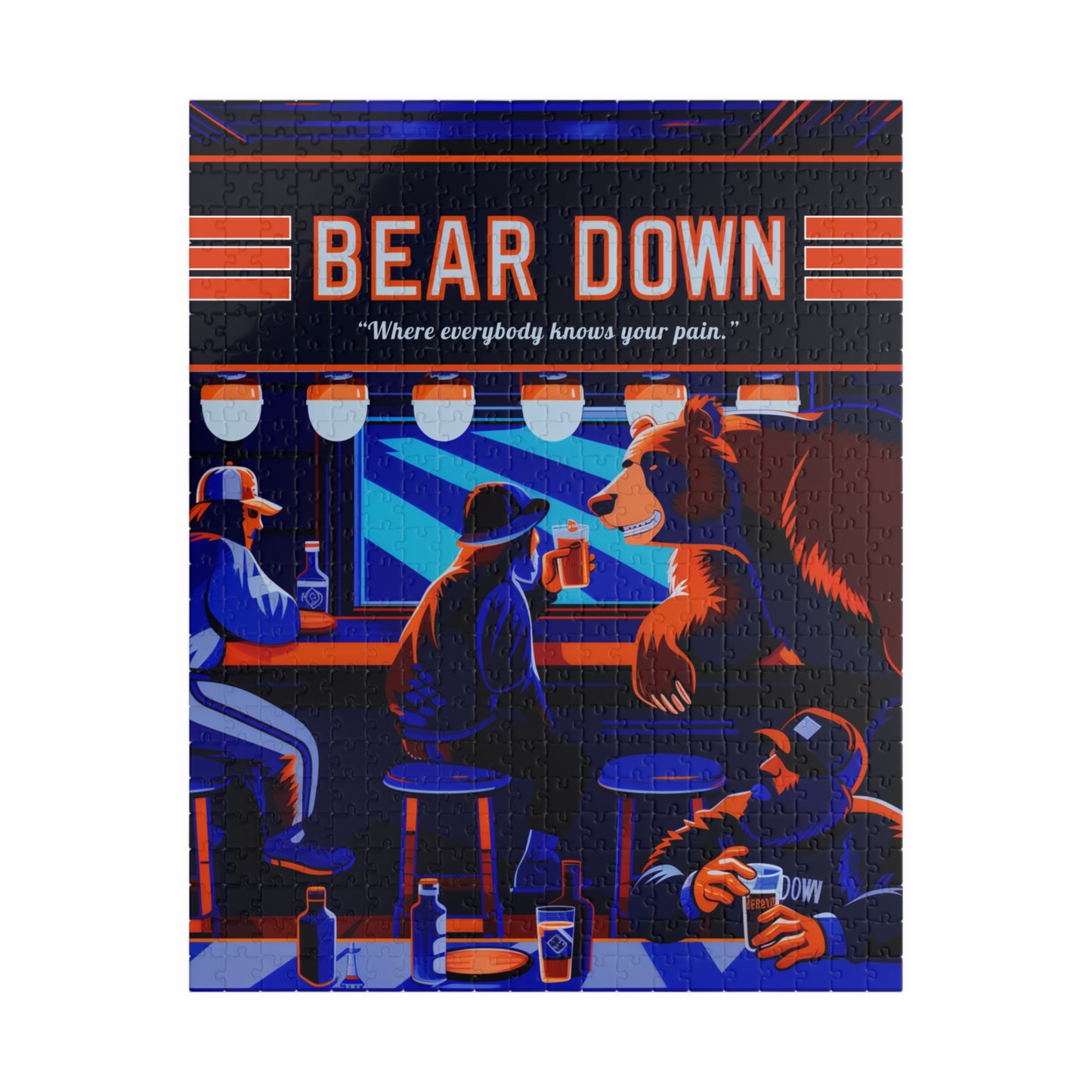 Bear Down Bar Puzzle